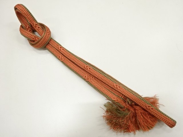 JAPANESE KIMONO / HAND-TIED OBIJIME CORD